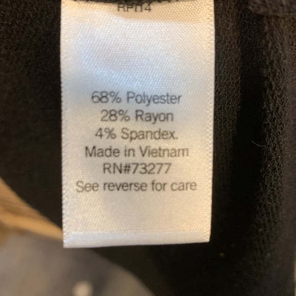 Nine West Midi Black Cap Sleeve Dress XS - Picture 5 of 6